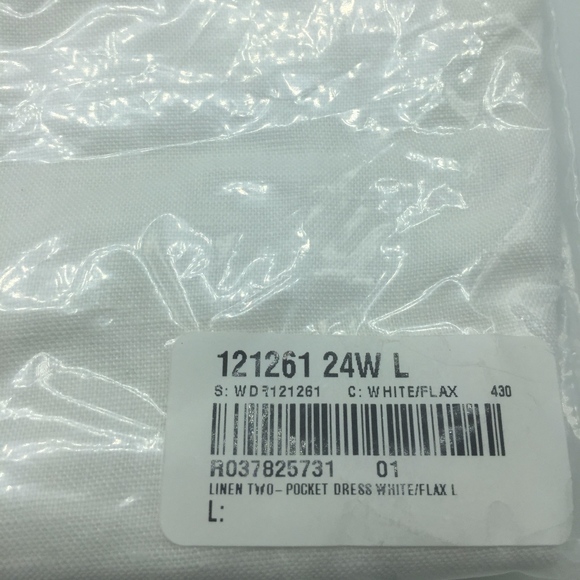 J. Jill - L - Very Pretty Linen Two-Pocket Dress - Picture 8 of 8